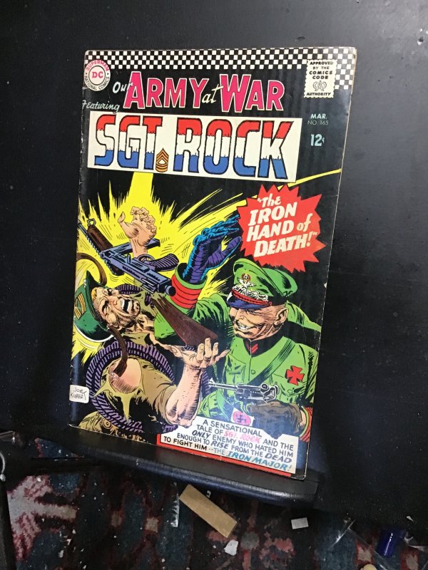 Our Army at War #165 (1966) Kubert Sergeant Rock/Easy Co. vs Iron Major! FN Wow!