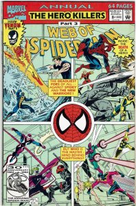 Web of Spider-Man Annual #8 New Warriors Firestar Nova NM