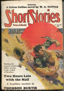 Short Stories 1/25/1929-Edgar F Wittmack cover-Alan LeMay-Ivan March-VG