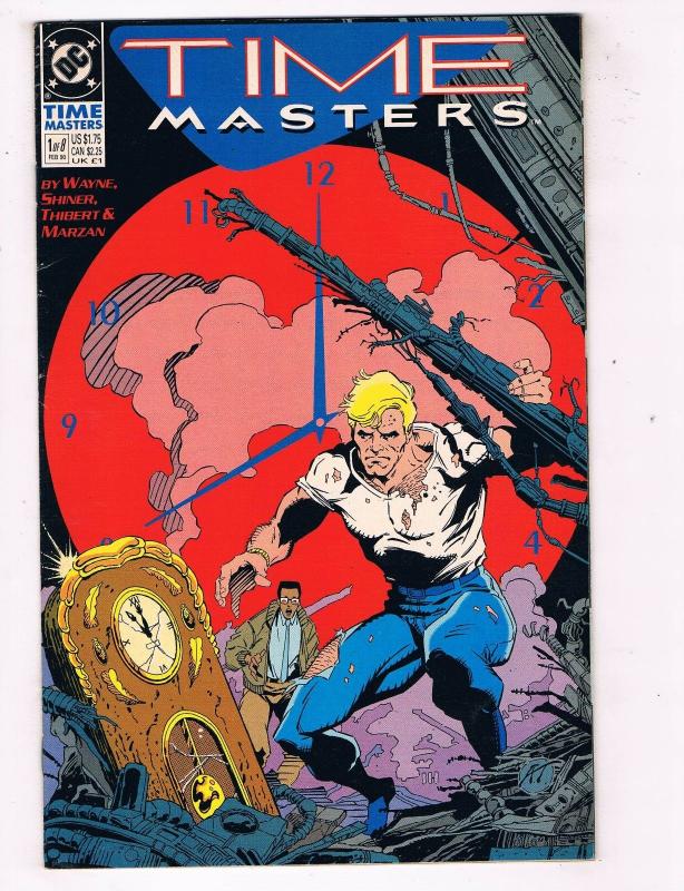 Time Masters #1 FN/VF DC Comics Modern Age Comic Book Feb 1990 DE47 AD33