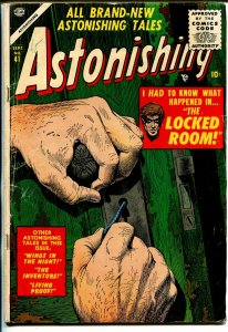 Astonishing #41 1955-Atlas-Mort Drucker-robot story-VG