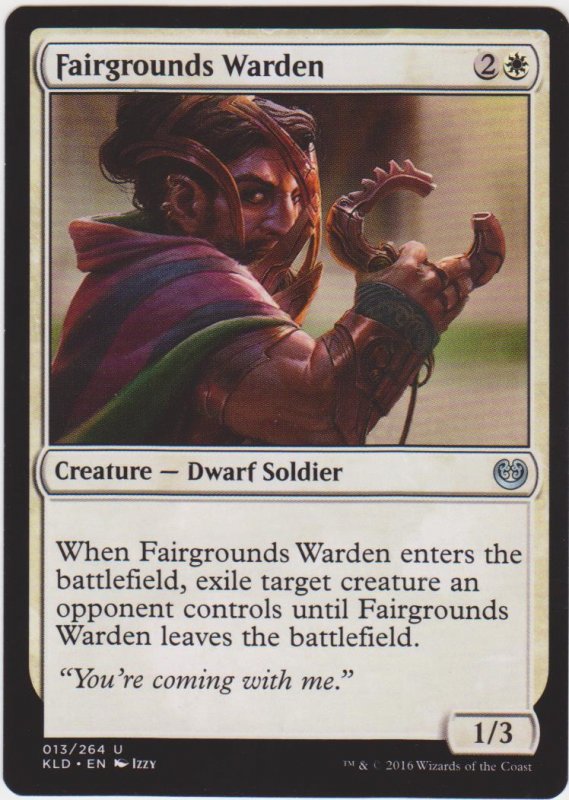 Magic the Gathering: Kaladesh - Fairgrounds Warden