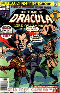 TOMB OF DRACULA (1972 Series)  (MARVEL) #53 Fine Comics Book