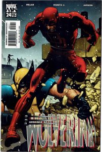Wolverine #24 (2003 v3) Mark Millar John Romita Jr Daredevil Elektra NM