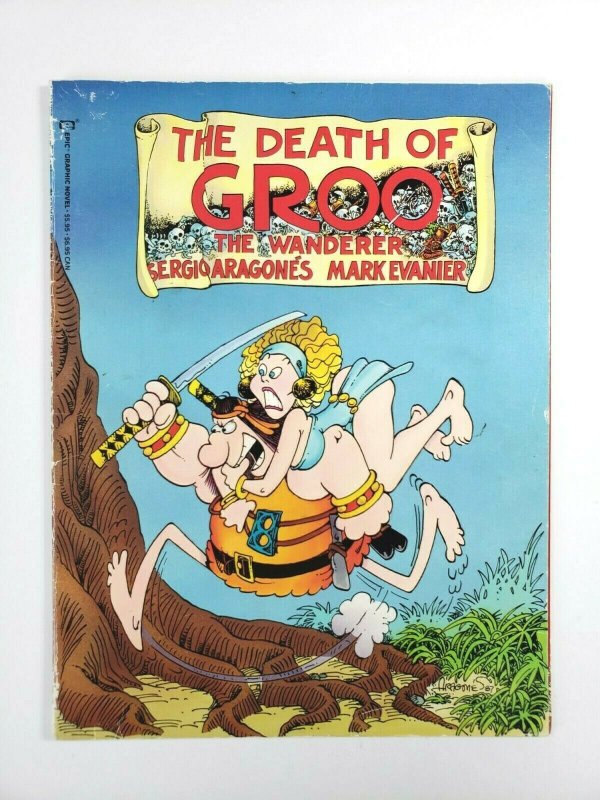 Death of GROO Epic Comics Graphic Novel 1987 First Printing Sergio Aragones