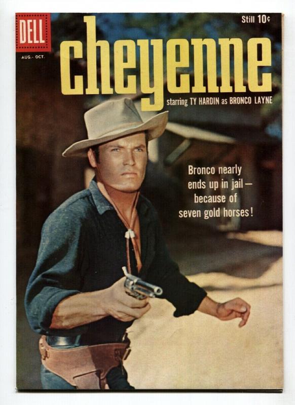 Cheyenne #12 1959- Dell Western- TY HARDIN VF+