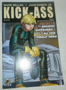 Kick-Ass # 1 Second Print Variant Millar Romita Jr May 2008 Icon