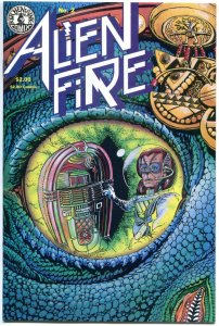 ALIEN FIRE #2, NM-, Martians, Aliens, UFO, 1987, more indies in store