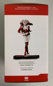 DC Collectibles Harley Quinn Red White & Black Stanley Artgerm Lau Statue 