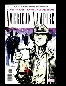 Lot of 9 American Vampire Vertigo Comic Books #1 2 3 4 5 6 7 8 9 J398