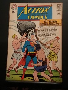 Action Comics #320 (1965) wow high-grade Hercules, Atlas and Sampson cover! VF+