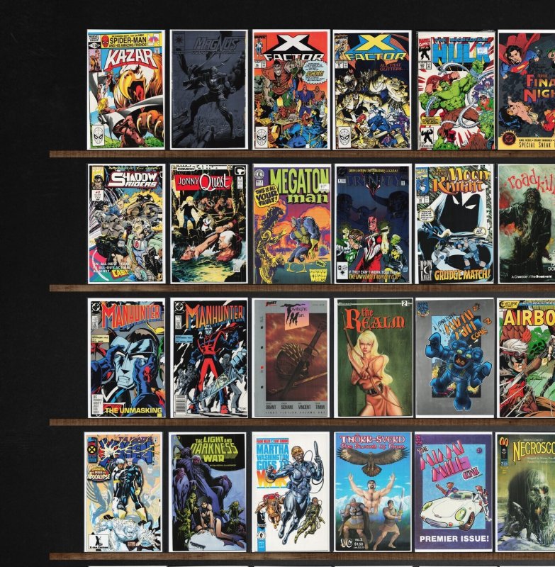 Huge Lot 150+ Comics with Starman, Airboy, Jonny Quest & More!