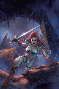 INVINCIBLE RED SONJA #5 CVR O 1:7 FOC CHATZOUDIS VIRGIN 