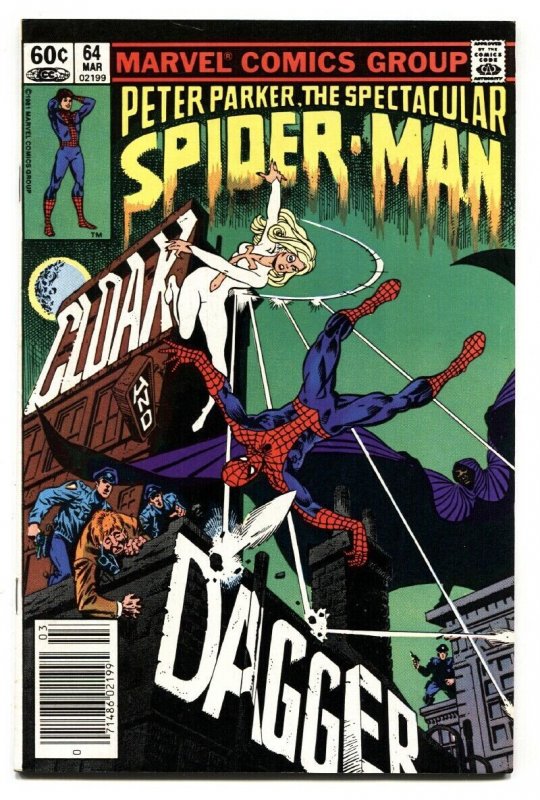 SPECTACULAR SPIDER-MAN #64 Comic Book FIRST Cloak and Dagger