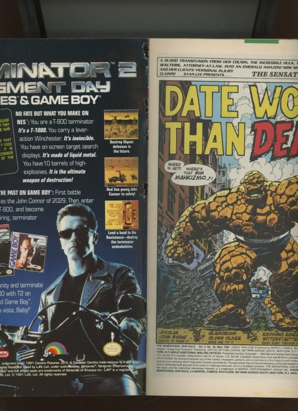 (1992) The Sensational She-Hulk #39: SIGNED BY JOHN BYRNE! KEY ISSUE! (0.5/POOR)