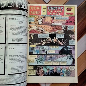 MARVEL COMICS PRESENTS #64 VF- (Marvel 1988) WOLVERINE + GHOST RIDER + BLADE