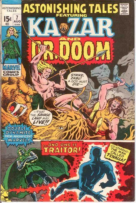 ASTONISHING TALES (1970-1976) 7 VG DOCTOR DOOM COMICS BOOK