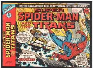 Super Spider-man & The Titans#204 1977-Shocker-Libery Legion-Invaders