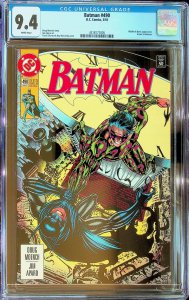 Batman #490 Direct Edition (1993) - CGC 9.4 - Cert#4518177005