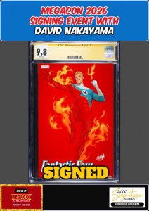 FANTASTIC FOUR #8 CGC SS 9.8 DAVID NAKAYAMA SIGNED MEGACON PRESALE