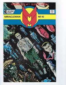 MIRACLEMAN # 10 (1985) VF/NM Eclipse Comics Low Print Run Alan Moore