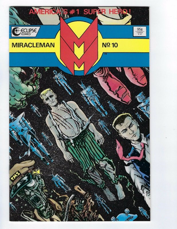 MIRACLEMAN # 10 (1985) VF/NM Eclipse Comics Low Print Run Alan Moore