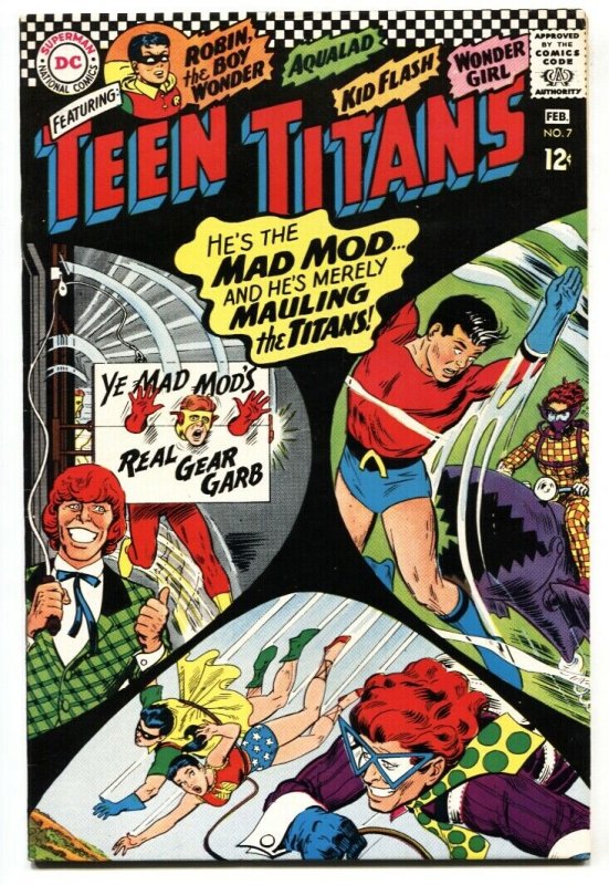 TEEN TITANS #7 comic book 1967 Robin Wonder Girl Kid Flash VF/NM 