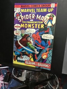 Marvel Team-Up #36 (1975) spider-Man versus Frankenstein! High grade! VF/NM Wow!