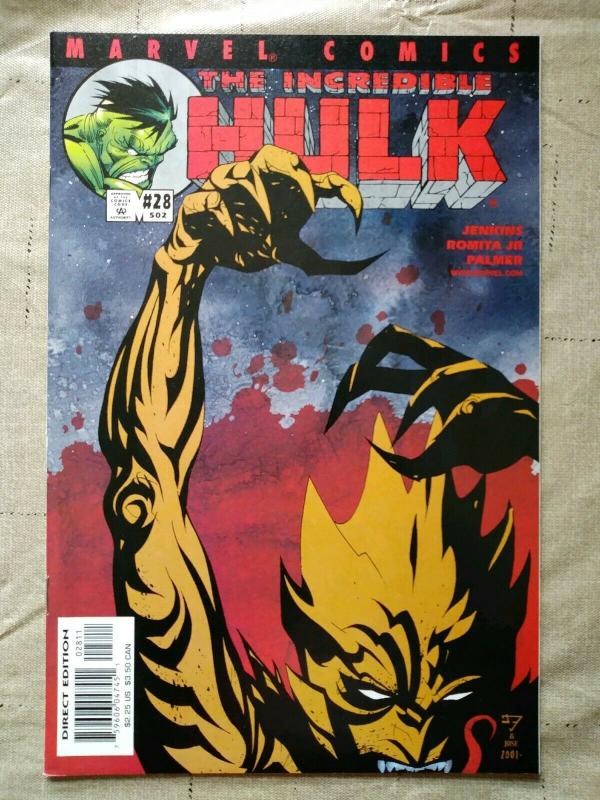 Incredible Hulk #28 (502) 1st Cover App Devil Hulk Marvel Comics 2001 Key Issue