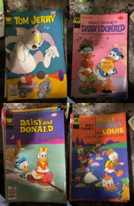 Lot of 4 Comics (See Description) Tom And Jerry, Donald Duck
