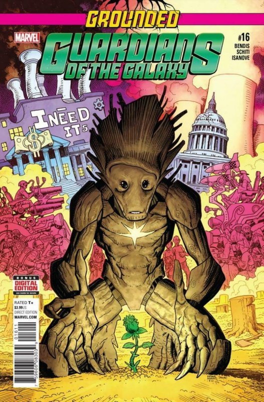 GUARDIANS of the GALAXY #16, NM, Richard Isanove, Groot, 2017, Marvel