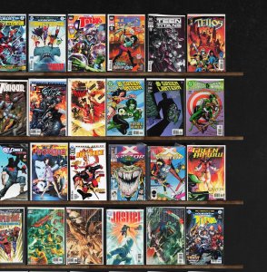 Huge Lot 150+ Comics with Teen Titans, Titans, Green Lantern & More!