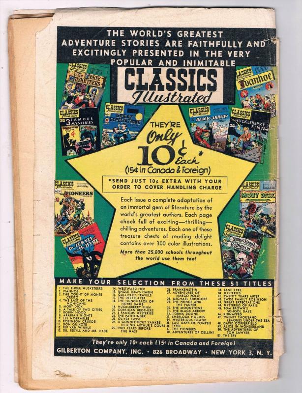 Classics Illustrated # 51 GD HRN # 51 The Spy Ullmann Pedigree Collection LU1