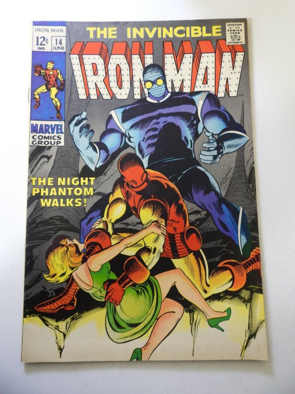 Iron Man #14 (1969) VG+ Condition moisture stain bc