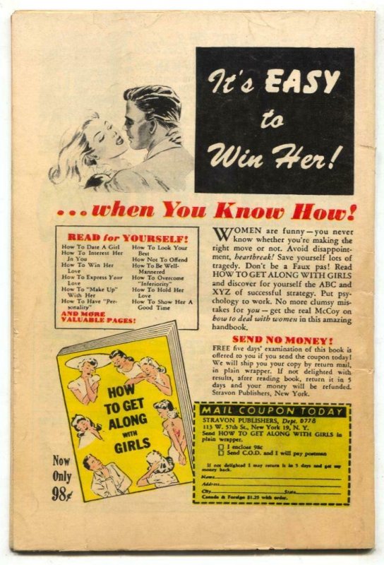 Gunsmoke #9 1950-Western-headlight cover- pre-code western