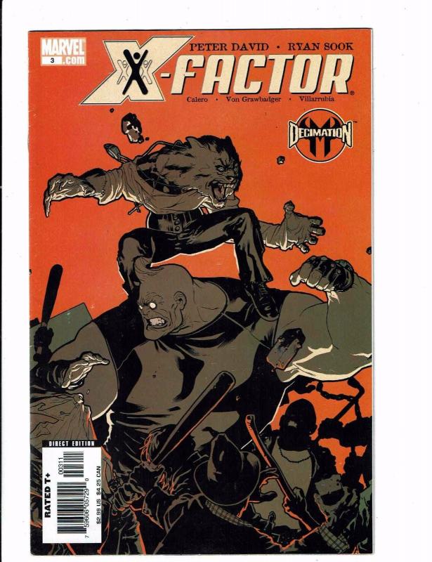 Lot of 5 X-Factor Marvel Comic Books #2 3 4 6 7 BH39