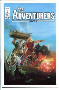 ADVENTURERS #1, FN, Aircel, Warriors, Swords, Mage, Dwarf, 1986