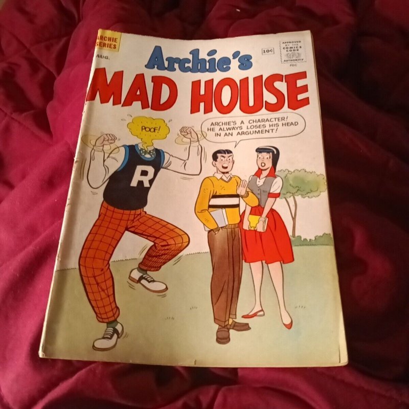 Archie's Mad House #7 1960-Betty & Veronica-Rock 'n 'Roll issue