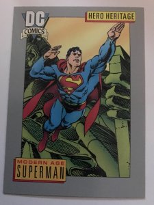 Modern SUPERMAN #18 card : 1992 DC Universe Series 1, NM/M, Impel,  J Ordway art