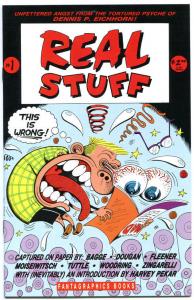 REAL STUFF #1, NM-, Peter Bagge, Mary Fleeneer, Jim Woodring,1990, more in store