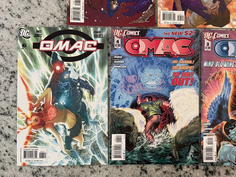 5 OMAC DC Comic Books # 3 4 6 7 8 Batman Superman Flash Wonder Woman 17 J850