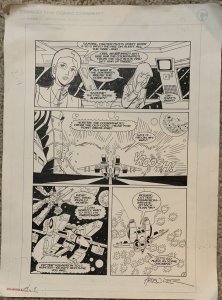 COMICO ROBOTECH THE MACROSS SAGA #24 PG 7 ORIGINAL HOWARD BENDER COMIC ART