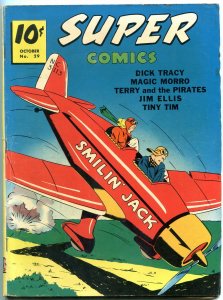Super Comics #29 1940-Dick Tracy- Tiny Tim- Magic Morro- Terry & Pirates VG 