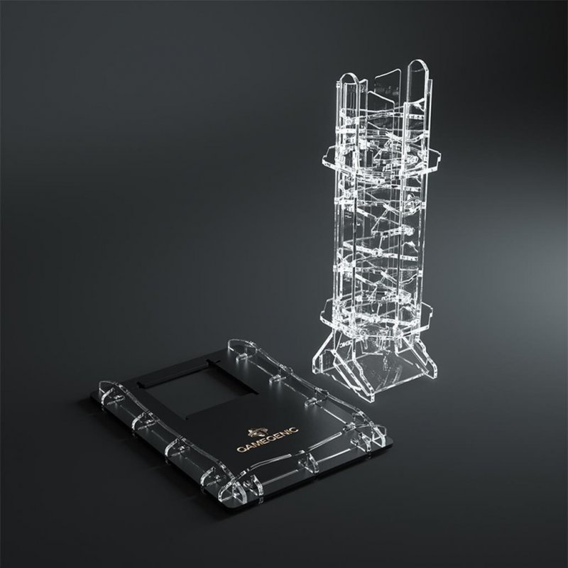 Crystal Twister Premium Dice Tower by Gamegenics