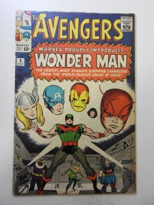 The Avengers #9 (1964) VG- Condition 1st Appearance of Wonder Man!