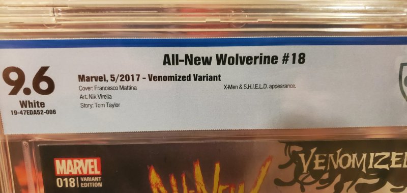 All new wolverine 18 CBCS 9.6