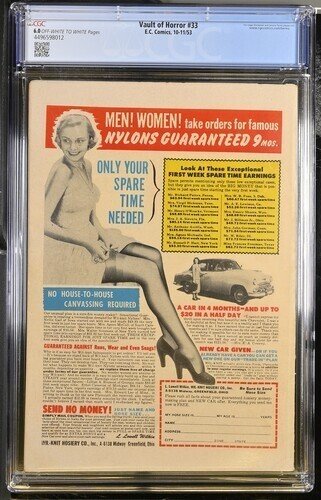 Vault of Horror #33 1953 EC Comics CGC 6.0