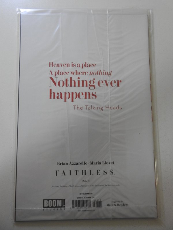 Faithless #5 Erotica Variant Edition
