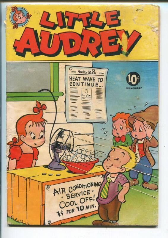 LITTLE AUDREY #13 1950-ST JOHNS-AIR CONDITIONING SATIRE-fr