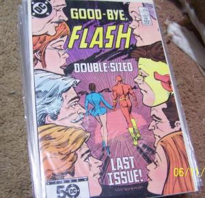 FLASH COMIC # 350  LAST ISSUE BEFORE death in CRISIS  EVENT  INFANTINO ART